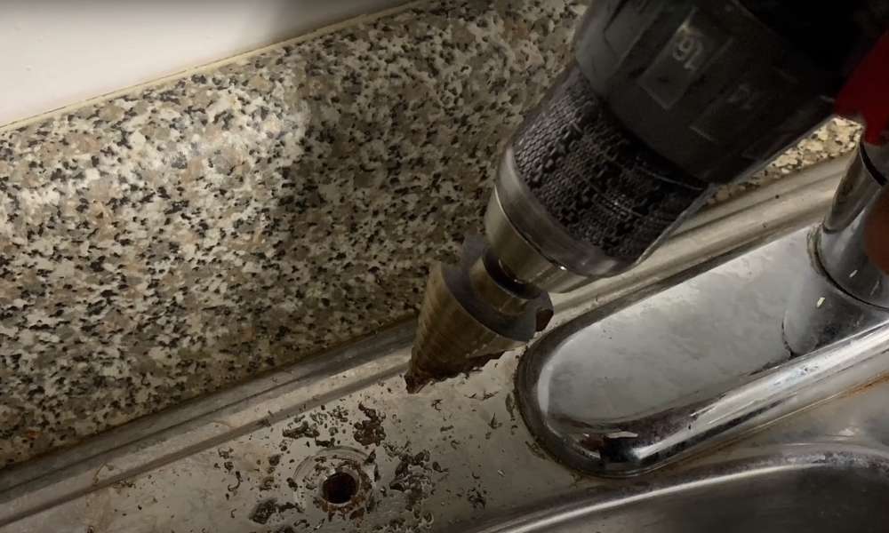 How To Drill Hole In Stainless Steel Sink