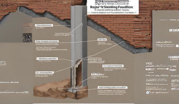 Repair Methods A Sinking Foundation