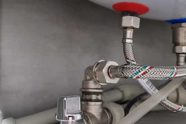 Connect The Hot And Cold Water Faucets