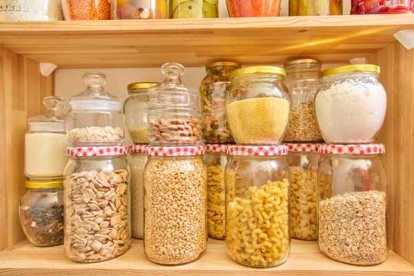Maintain an organized pantry.