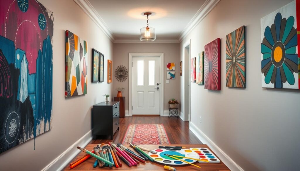 DIY wall projects for personalized wall art