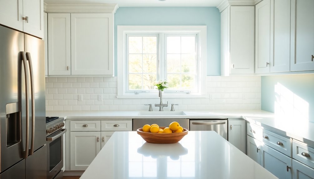 bright and airy kitchen