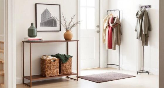 clutter free entryway storage solutions