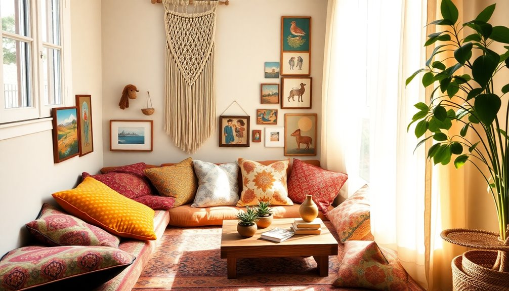 cozy eclectic interior design