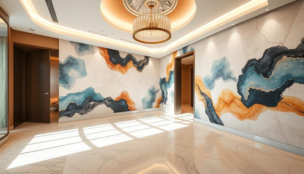 creative wall designs for hall