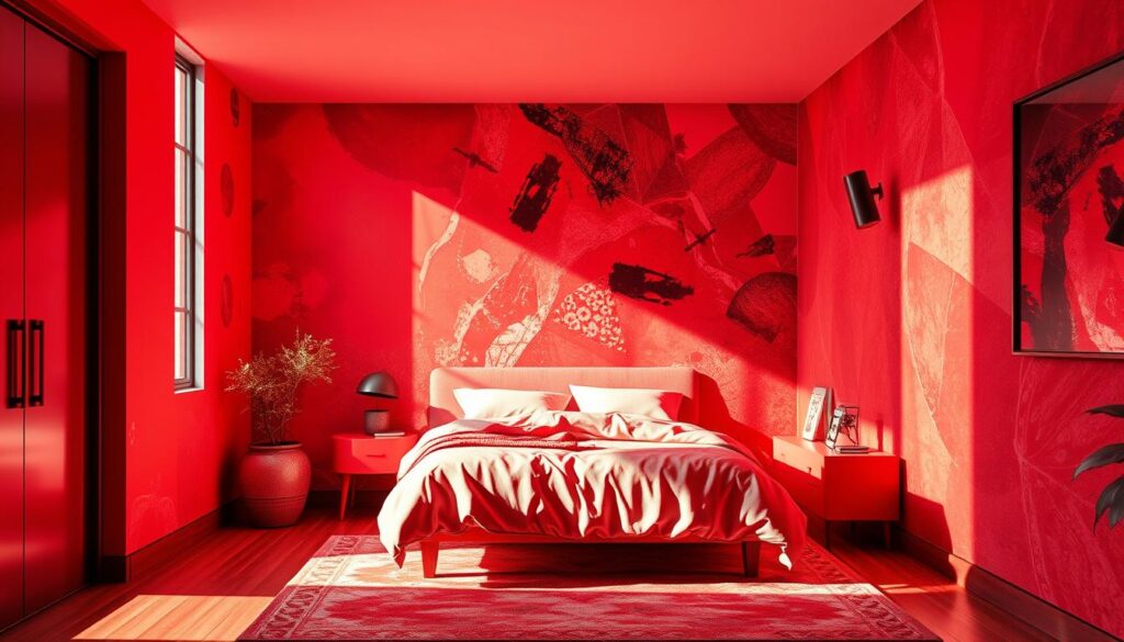red color effects