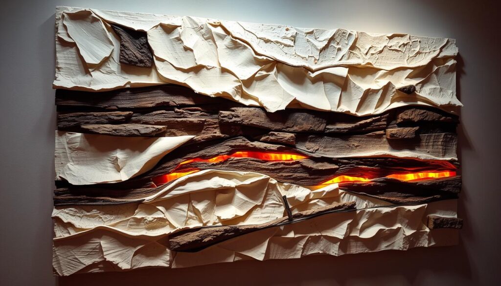 textured wall art