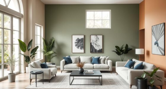 wall colour combination for living room