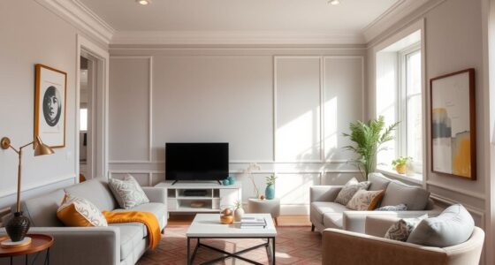 wall colour combination for small living room