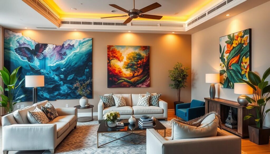 wall paintings enhancing home decor