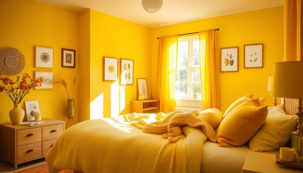 yellow bedroom colors