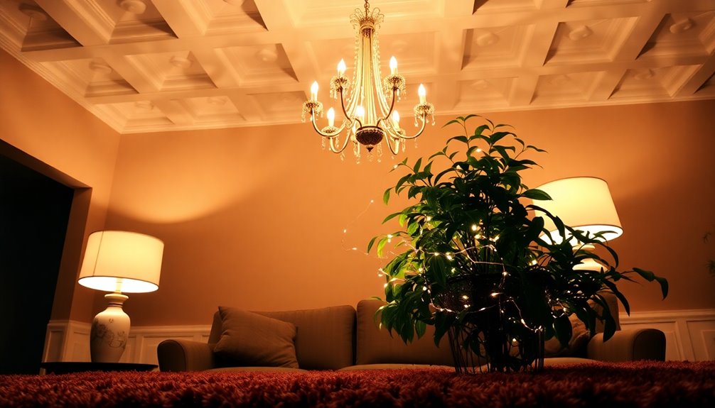 add stylish lighting elements