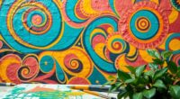 artistic painted wall designs