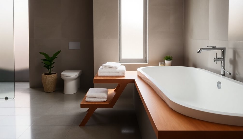 bathroom seating for comfort