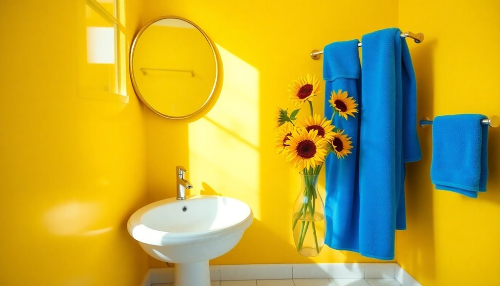 brighten spaces with yellow