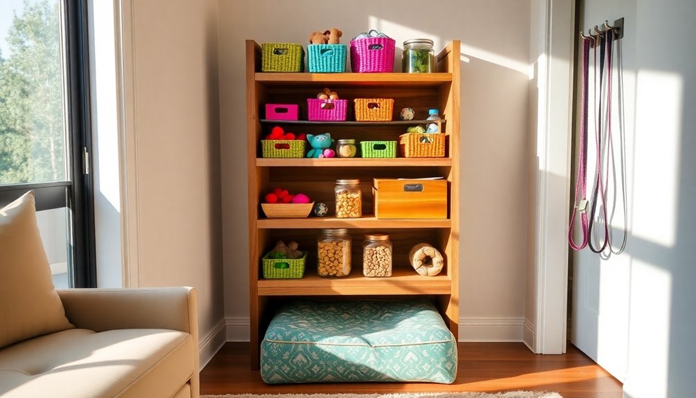 chic organization for pet supplies