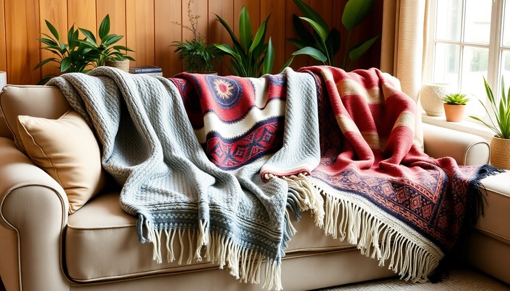 choosing decorative throw blankets