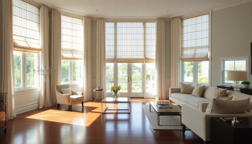 choosing elegant roman shades