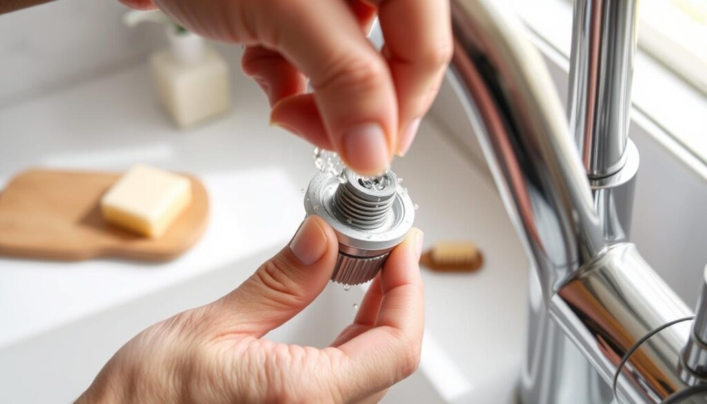 cleaning faucet aerator
