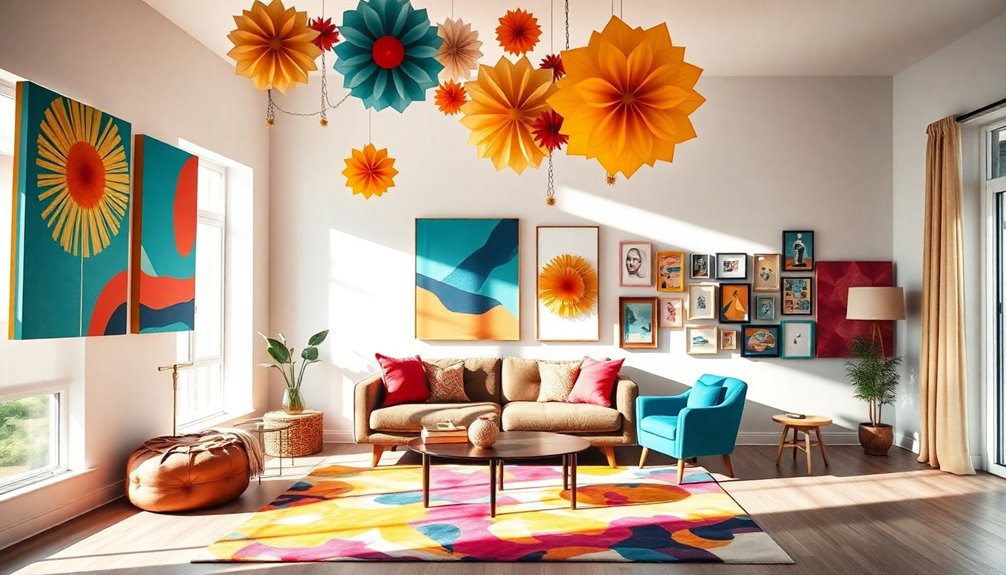 colorful vibrant design accents