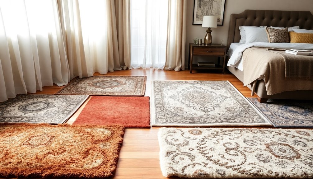 cozy stylish bedroom rugs