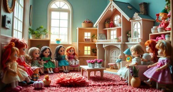 dolls and dollhouses for imagination