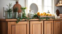 farmhouse kitchen cabinet decor