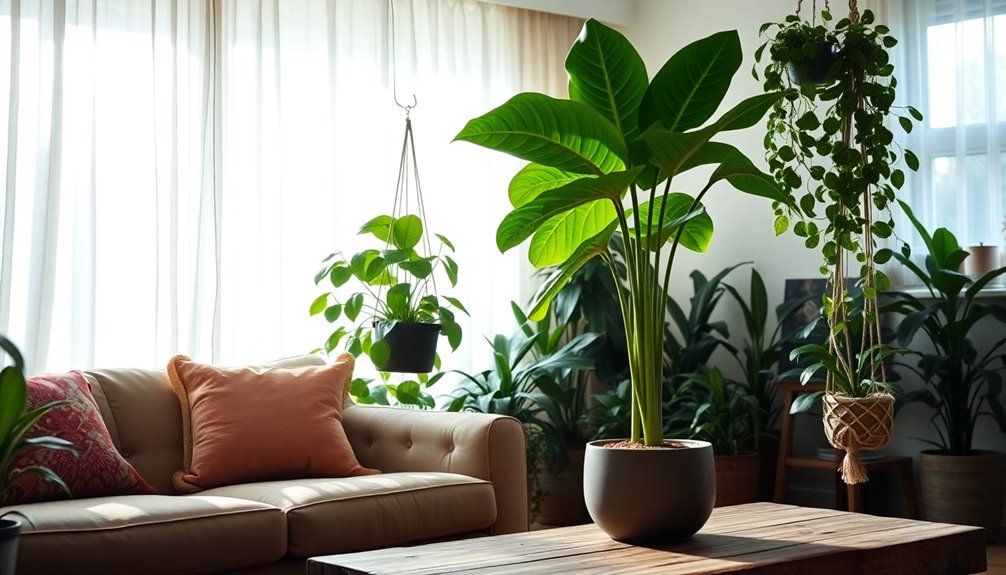 indoor plants for living rooms