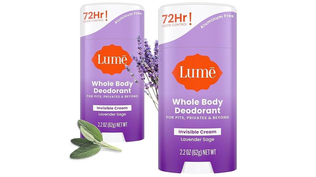 lume deodorant cream pack