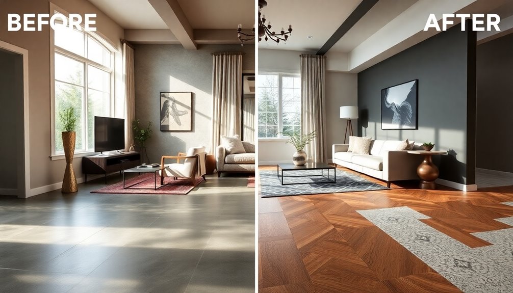 modern flooring makeover ideas