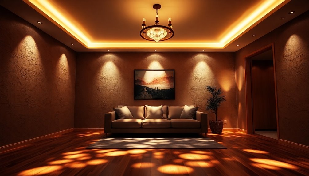 mounted accent lighting fixtures