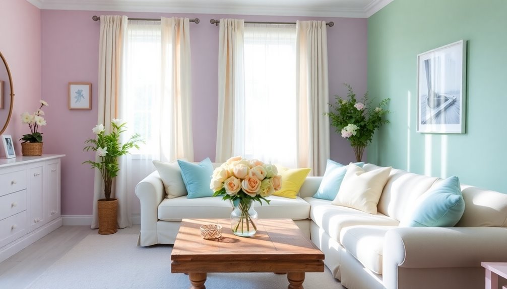 pairing soft colors harmoniously