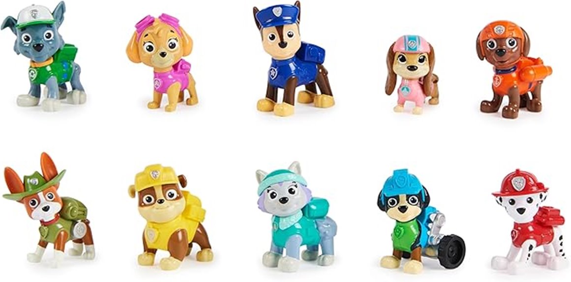 paw patrol anniversary action figures