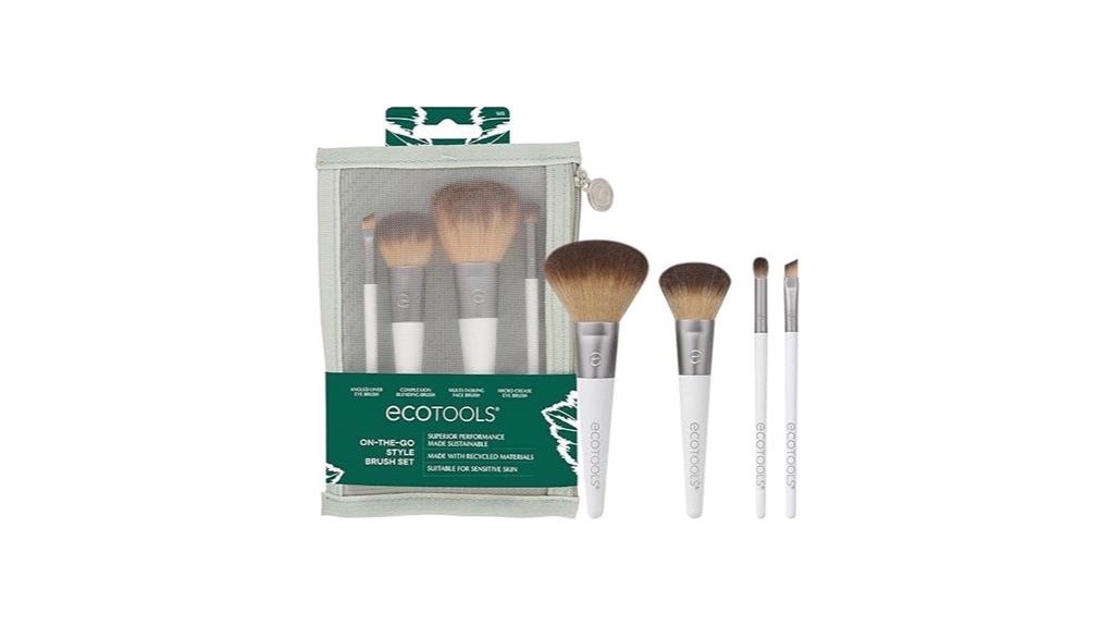 portable makeup brush set