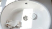 remove scratches porcelain sink