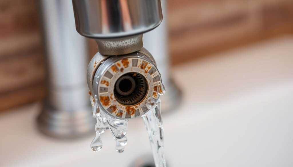 signs of clogged aerator