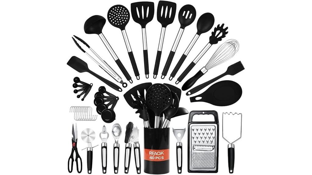 silicone cooking utensils set