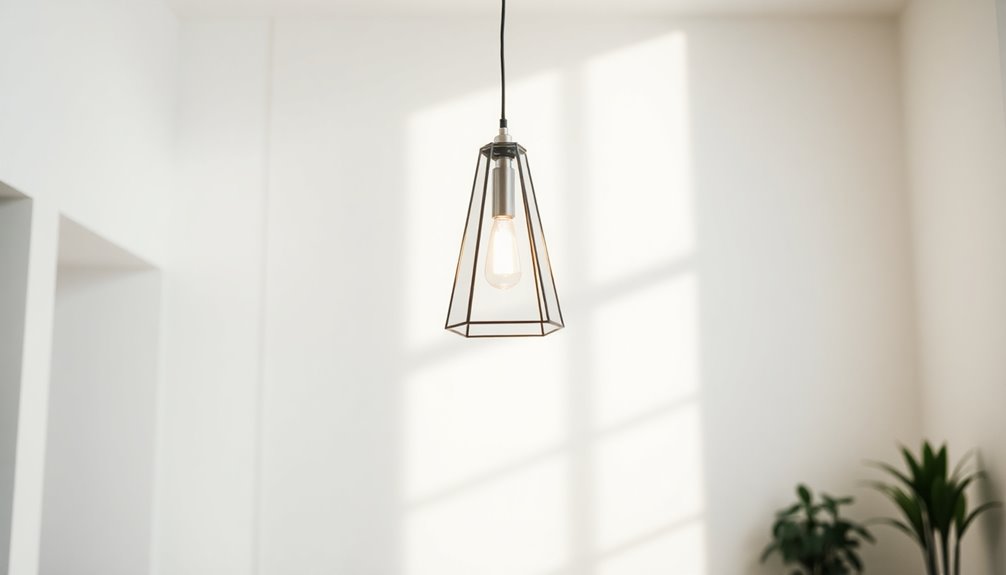 sleek modern pendant design