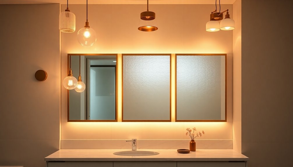 stylish bathroom vanity lighting