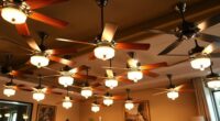 stylish illuminated ceiling fans