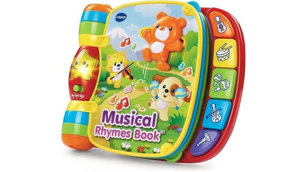 vtech red musical book