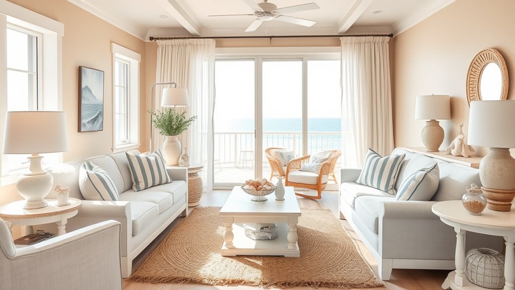 beach inspired natural decor