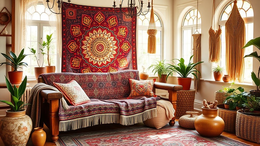 casual artistic eclectic decor