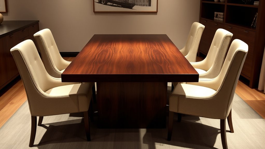 choose appropriate dining size