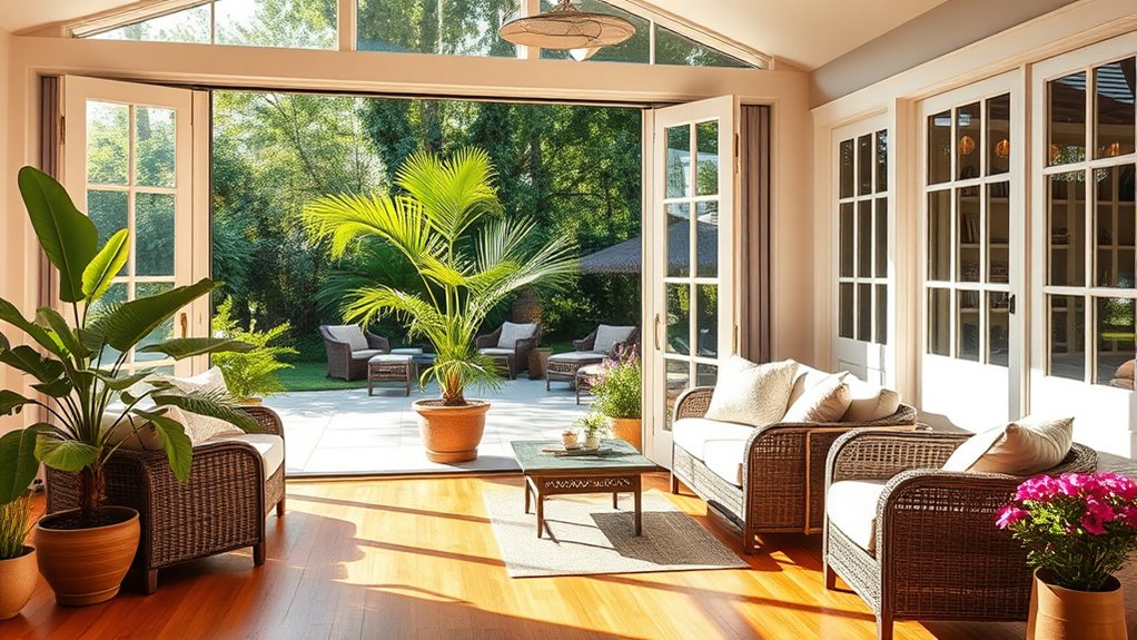 indoor outdoor seamless connection