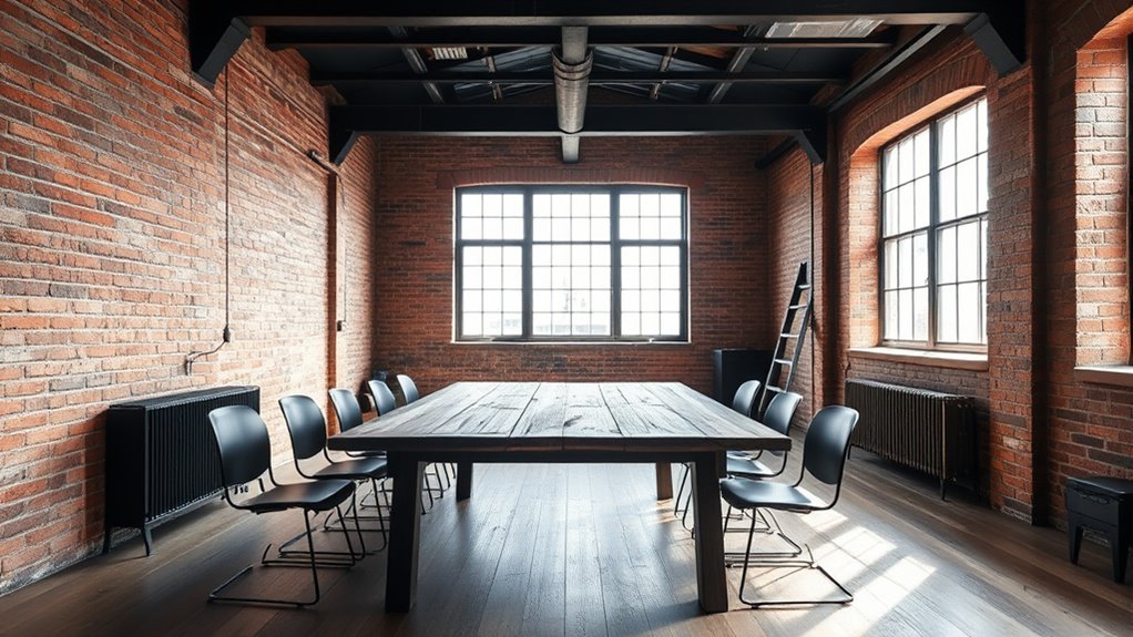 industrial vintage warehouse lighting