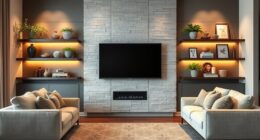 integrate tv with decor