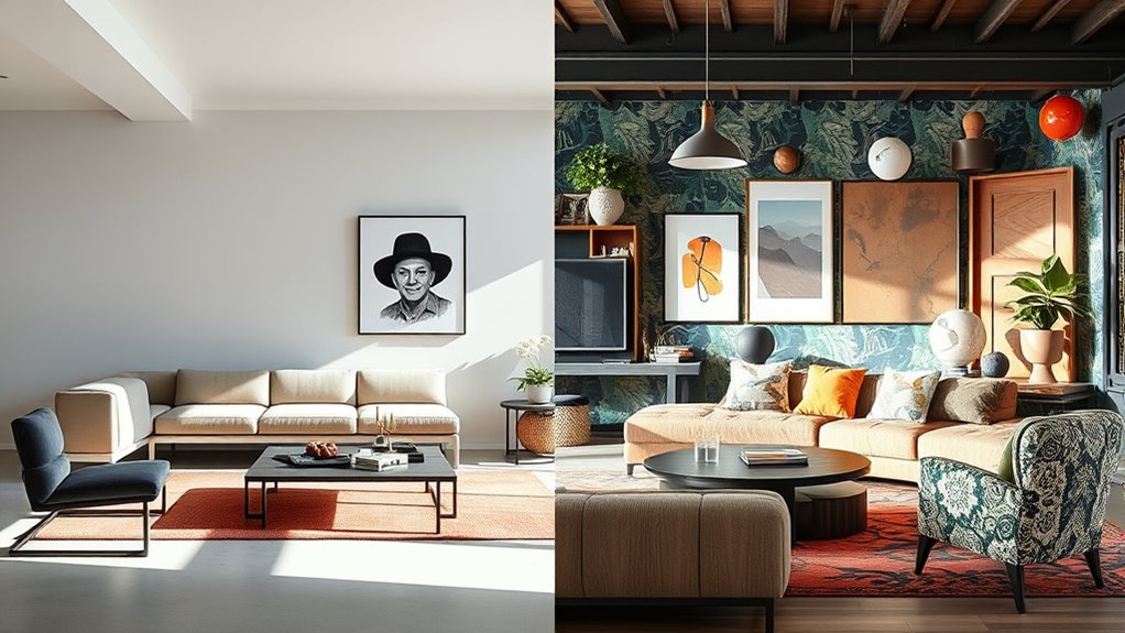 modern minimalist evolving contemporary