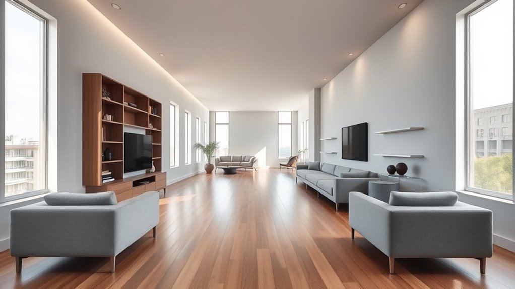 optimizing elongated room layouts