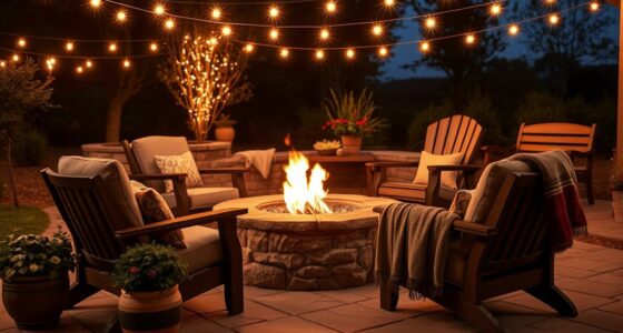 outdoor warmth and ambiance
